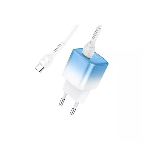 Hoco C101A 20W PD Charger Adapter with Type-C Cable-gallery-3