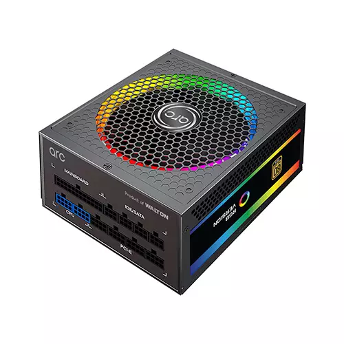 WALTON WPS75AGR02 750W 80 PLUS GOLD CERTIFIED ARGB MODULAR ATX POWER SUPPLY