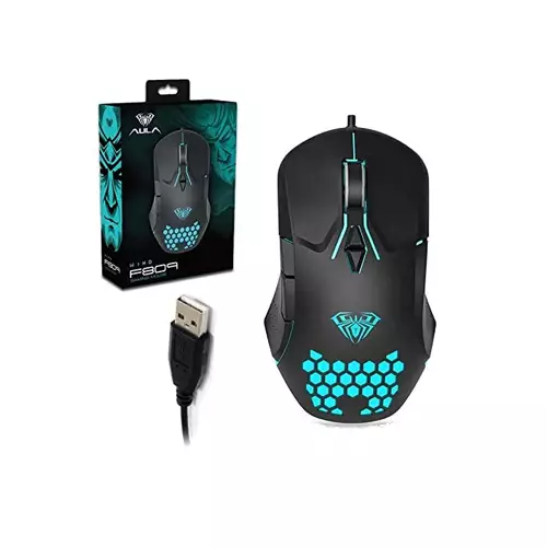 AULA F809 Backlit Macro Programming Gaming Mouse-gallery-1