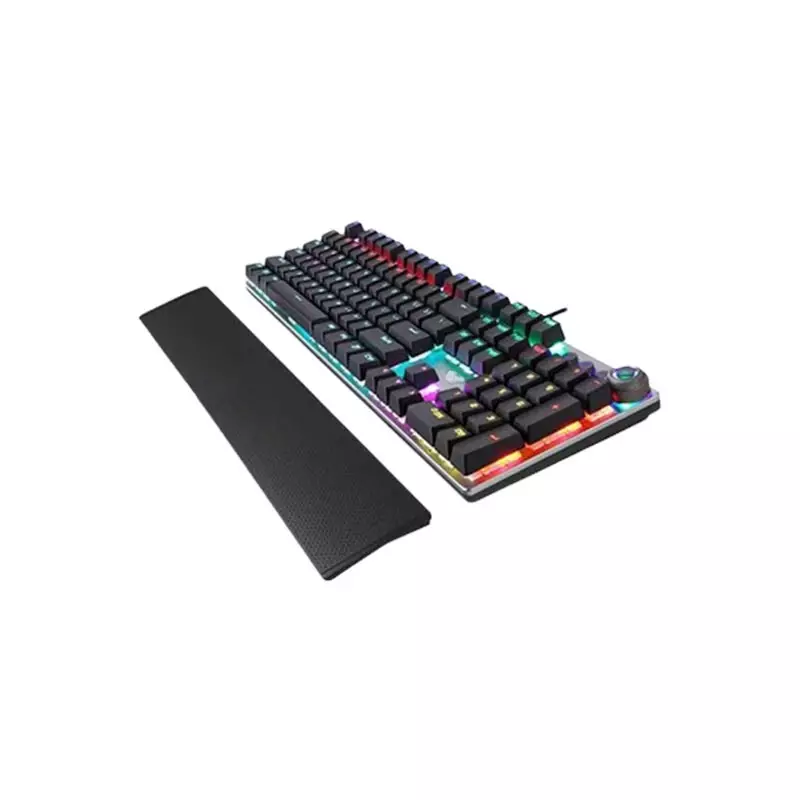 AULA F2088 Multi-functional Wired Gaming Mechanical Keyboard (Black)-gallery-1