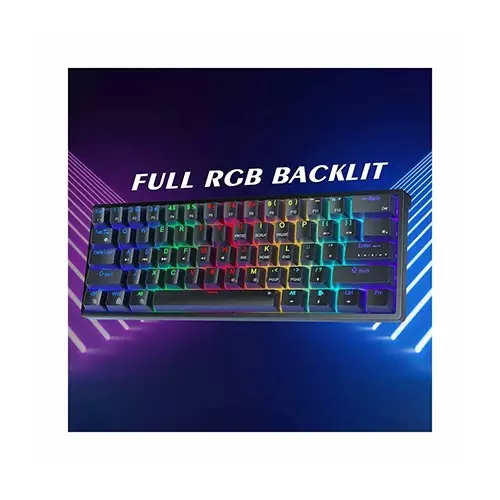 Aula F3261 RGB Hot Swap Blue Switch Wired Mechanical Gaming Keyboard (Black)-gallery-2