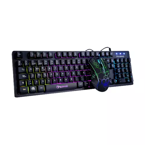 MARVO KM409 BLACK GAMING MOUSE & KEYBOARD COMBO-gallery-1