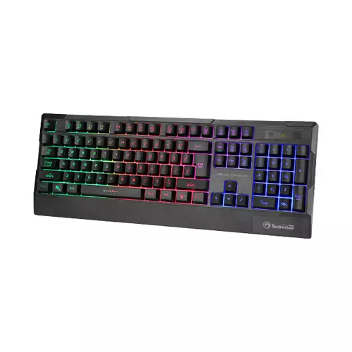 MARVO K606 WIRED MEMBRANE PALM REST GAMING KEYBOARD-gallery-1