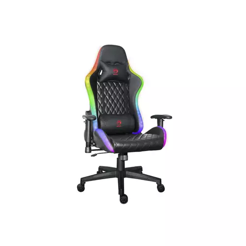MARVO CH-35 360 DEGREE RGB GAMING CHAIR (BLACK)-gallery-1
