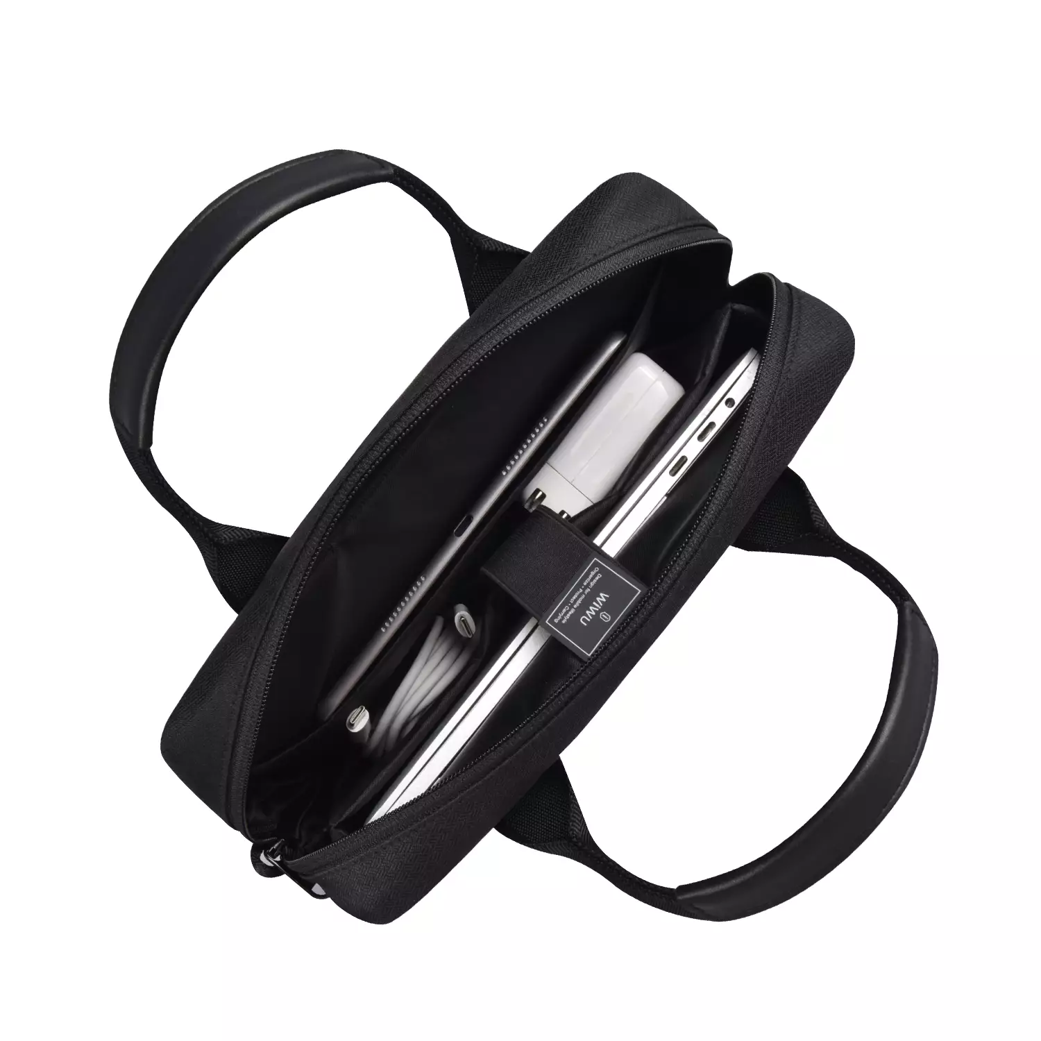 WIWU 13.3'' ALPHA VERTICAL DOUBLE LAYER BAG-gallery-1