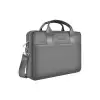 WIWU Minimalist 15.6-inch Gray Laptop Bag with Detachable Shoulder Strap-gallery-2