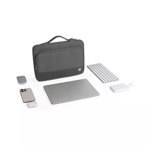 Wiwu Cozy Classic 16 Inch Black Laptop Bag-gallery-1
