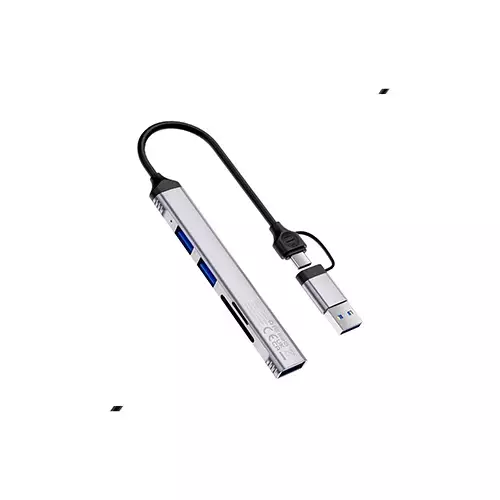 WiWU Zolo 5 In 1 USB Type-A & Type-C Hub-gallery-2