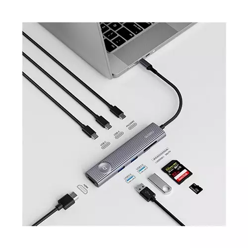 WiWU Traveling Series Wi-HB001 8 in 1 Docking Station-gallery-2