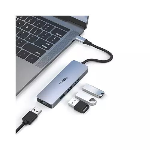 WiWU Alpha A440 Pro 4-in-1 USB Type-C Hub-gallery-2