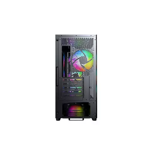 Montech X5M ARGB Mid-Tower Micro-ATX Gaming Case (Black)-gallery-3