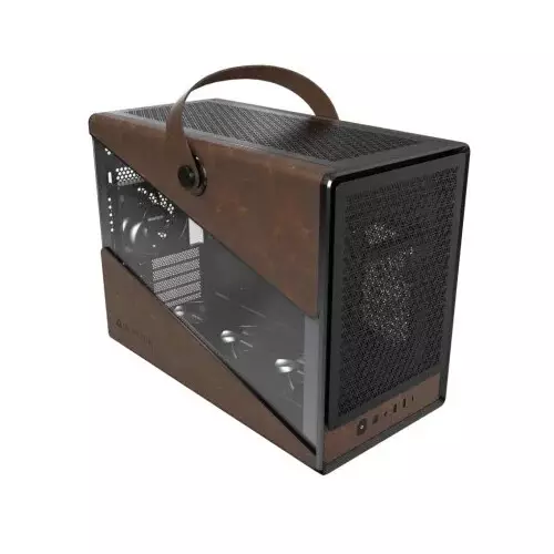 Montech Heritage PRO ATX Mid Tower Desktop Gaming Case (Black)-gallery-1