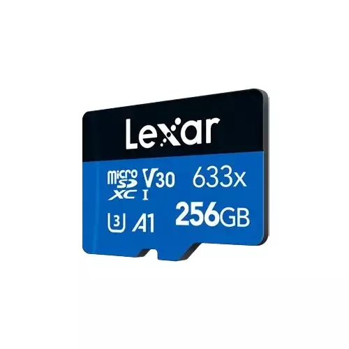 Lexar 633x High-Performance 256GB microSD Memory Card with Adapter-gallery-2