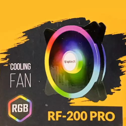 Aptech RF 200 Pro RGB 5 IN 1 Case Cooling Fan with Remote Controller (white)-gallery-1