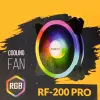 Aptech RF 200 Pro RGB 5 IN 1 Case Cooling Fan with Remote Controller (white)-gallery-1