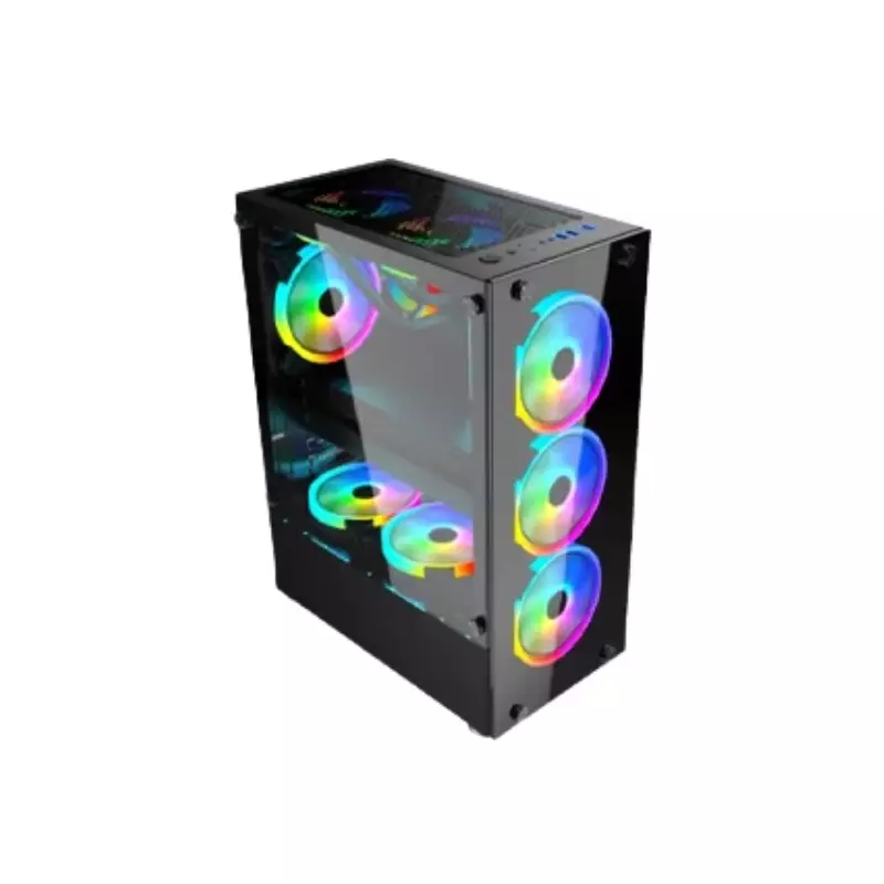 APTECH AP-8307B ARGB GAMING CASE (BLACK)-gallery-1