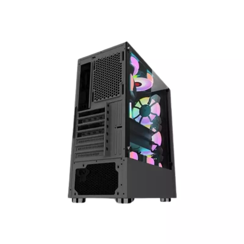APTECH AP-8307B ARGB GAMING CASE (BLACK)-gallery-2