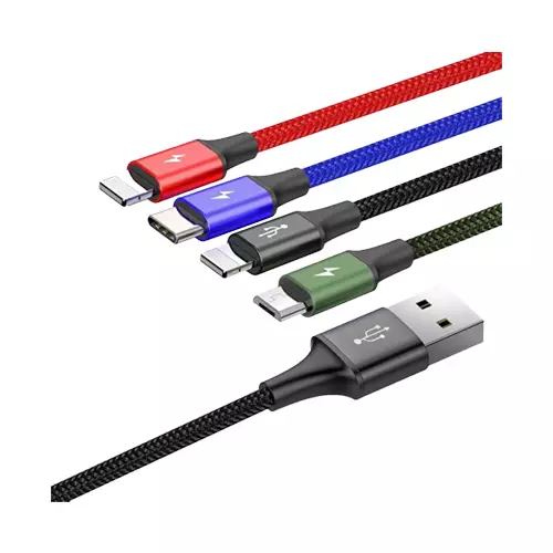 BASEUS CA1T4-B01 FAST 4-IN-1 CABLE FOR LIGHTNING+TYPE-C(2)+M-gallery-1