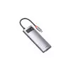 BASEUS CAHUB-CW0G METAL GLEAM SERIES 6-IN-1 MULTIFUNCTIONAL TYPE-C HUB-gallery-1