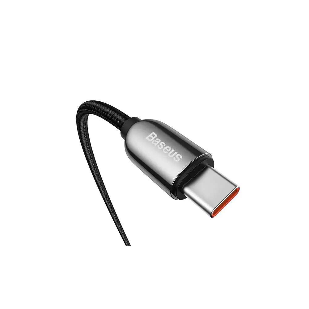 BASEUS 100W TYPE C TO TYPE C 1M FAST CHARGING CABLE WITH DIGITAL DISPLAY-gallery-2