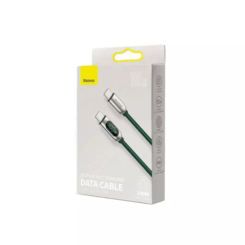 BASEUS GREEN CATSK-B06 FAST CHARGING DATA CABLE TYPE-C-gallery-3