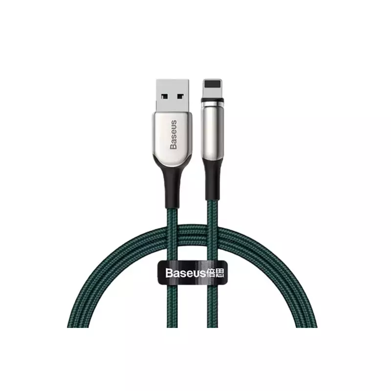 BASEUS ZINC CALXC-F06 MAGNETIC CABLE USB - GREEN