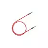 BASEUS CAM30-C91 YIVEN M30 1.5M RED+BLACK AUDIO CABLE-gallery-1