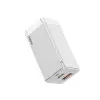 BASEUS GAN2 QC USB & USB-C 45W CN WHITE WALL CHARGER-gallery-1