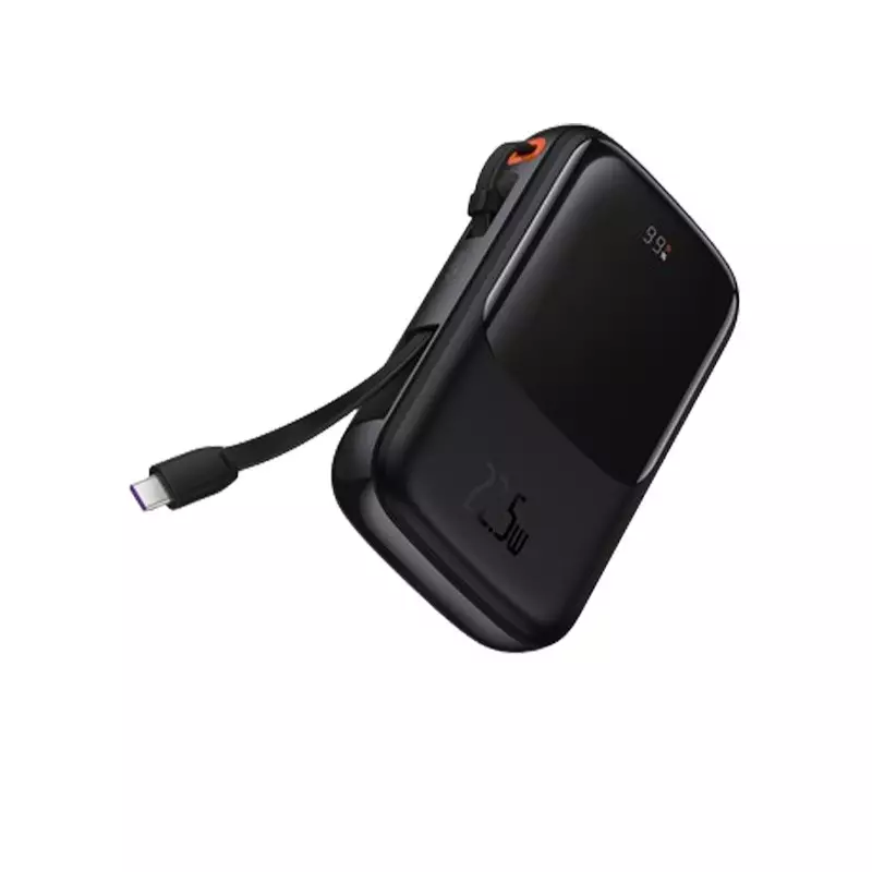 Baseus Qpow Pro 10000mAh 22.5W Fast Charge Type-C Power Bank (Black)-gallery-2