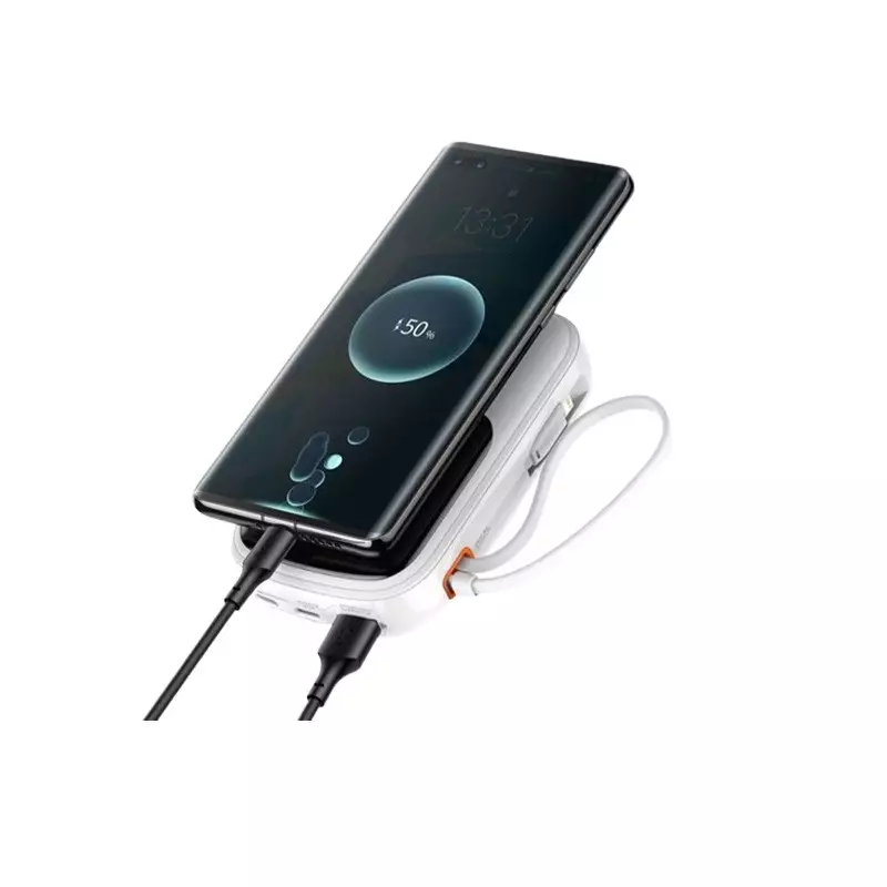 Baseus Qpow 10000mAh 22.5W fast charging power bank with Digital Display (white)-gallery-3