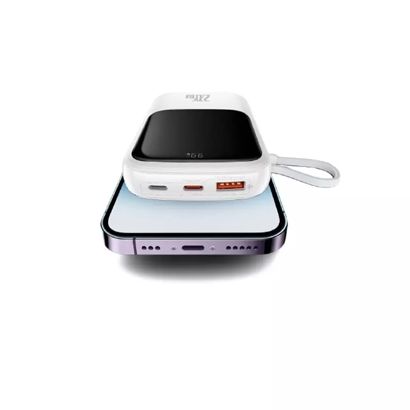 Baseus Qpow 10000mAh 22.5W fast charging power bank with Digital Display (white)-gallery-4