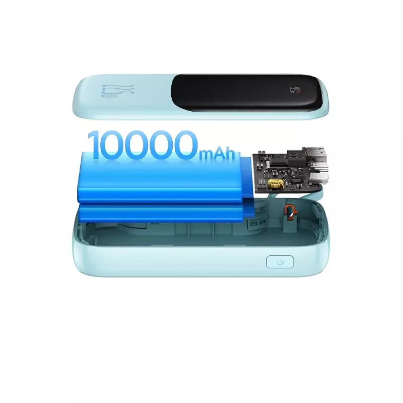 Baseus Qpow 10000mAh 22.5W fast charging power bank with Digital Display (Blue)-gallery-10