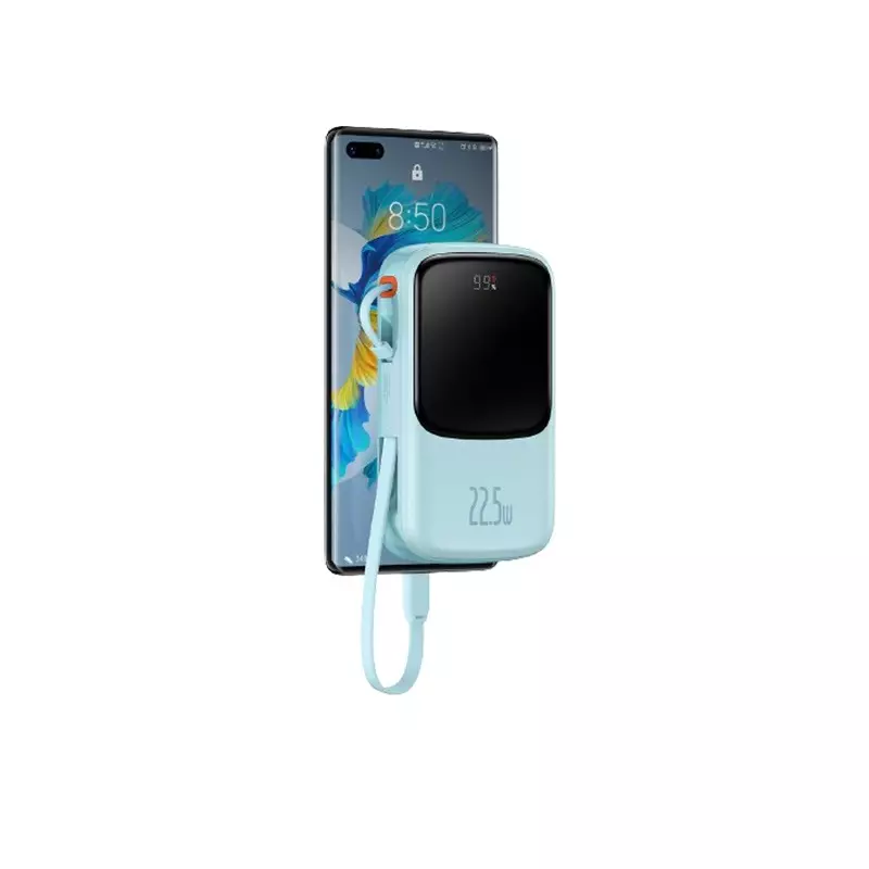 Baseus Qpow 10000mAh 22.5W fast charging power bank with Digital Display (Blue)-gallery-4