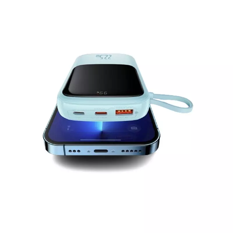 Baseus Qpow 10000mAh 22.5W fast charging power bank with Digital Display (Blue)-gallery-8