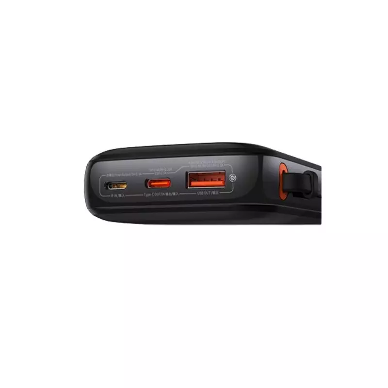 Baseus Qpow 10000mAh 20W Fast Charging Power Bank With Digital Display (Black)-gallery-3