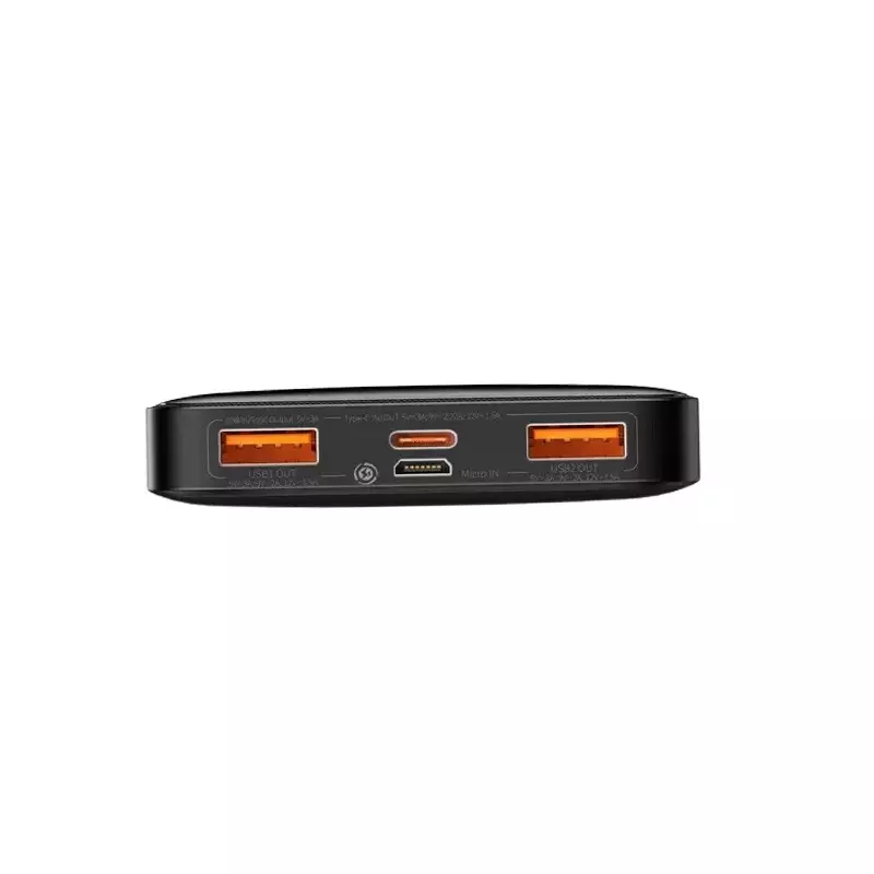 Baseus Bipow 10000mAh 20W Digital Display Fast Charging Power Bank (Black)-gallery-2
