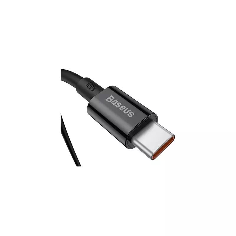 Baseus Type-C Male to Type-C Male 1m Charging Data Cable (Black)-gallery-2
