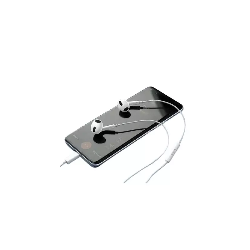 Baseus Encok C17 In Ear USB Type-C Wired Earphone (White)-gallery-2