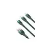Baseus USB Male to Micro USB Type-C Male 1.2M Lightning Charging Data Cable (Green)-gallery-1