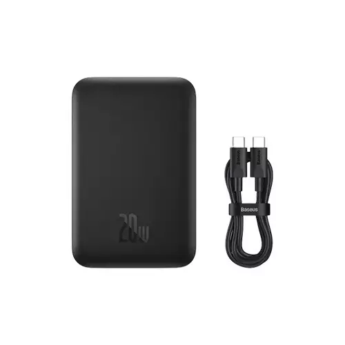 Baseus Magnetic Mini Air 20W 10000mAh Fast Charging Cluster Black Power Bank-gallery-4
