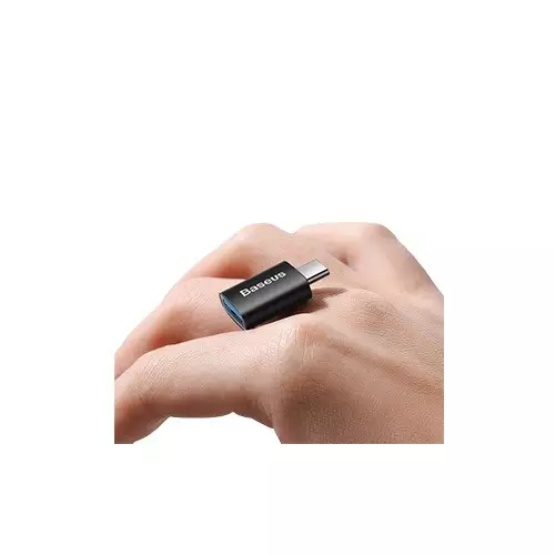 Baseus OTG Ingenuity Series Mini Type-C to USB-A 3.1 Black OTG Adaptor-gallery-3