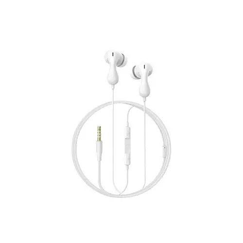 Baseus Encok HZ20 Wired 3.5mm Moon White Earphone-gallery-1
