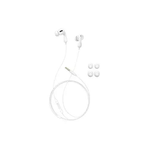 Baseus Encok HZ20 Wired 3.5mm Moon White Earphone-gallery-2