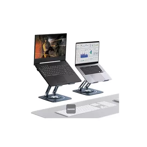 Baseus UltraStable Pro Series 360 Degree Rotatable Laptop and iPad Tablet Stand Grey-gallery-3