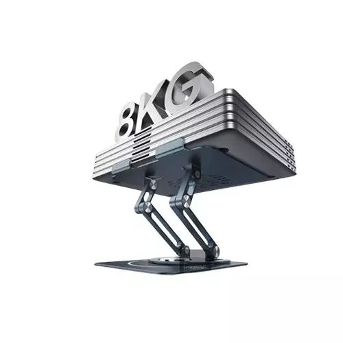 Baseus UltraStable Pro Series 360 Degree Rotatable Laptop and iPad Tablet Stand Grey-gallery-4