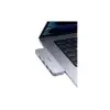 Baseus UltraJoy Series Dual Type-C Male to HDMI Tri USB 3.0 & Type-C Female Grey Hub Converter-gallery-2