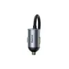Baseus CCBT-A0G 2x USB / 2x USB Type C 120W PPS Share Together Gray Fast charging car charger-gallery-2