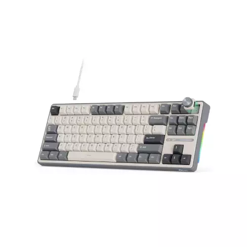 RK Royal Kludge R87 PRO TKL Hot Swappable RGB Wired Gaming Keyboard-gallery-1
