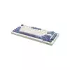 Royal Kludge RK M75 Tri Mode RGB Silver Switch Mechanical Gaming Keyboard (Taro Milk)-gallery-2