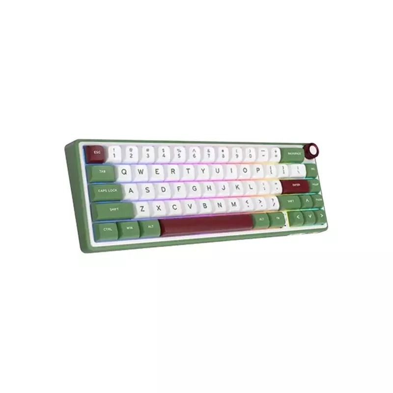 Royal Kludge RK R65 Wired RGB Chartreuse Switch Mechanical Gaming Keyboard (Greensand)-gallery-2